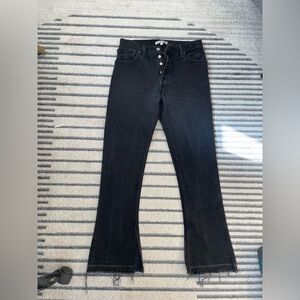 Re/Done Elsa Bootcut jeans in black. Rare